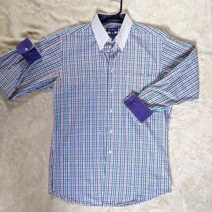Paul Fredrick Sport Shirt Mens Trim Fit